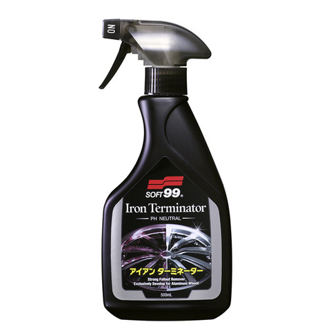 Soft99 Iron Terminator - Нейтральный очиститель дисков и кузова, 500 мл