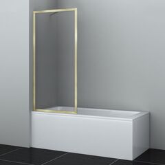 WasserKRAFT Abens 20W01-80BG Шторка для ванны, цвет: золото фото