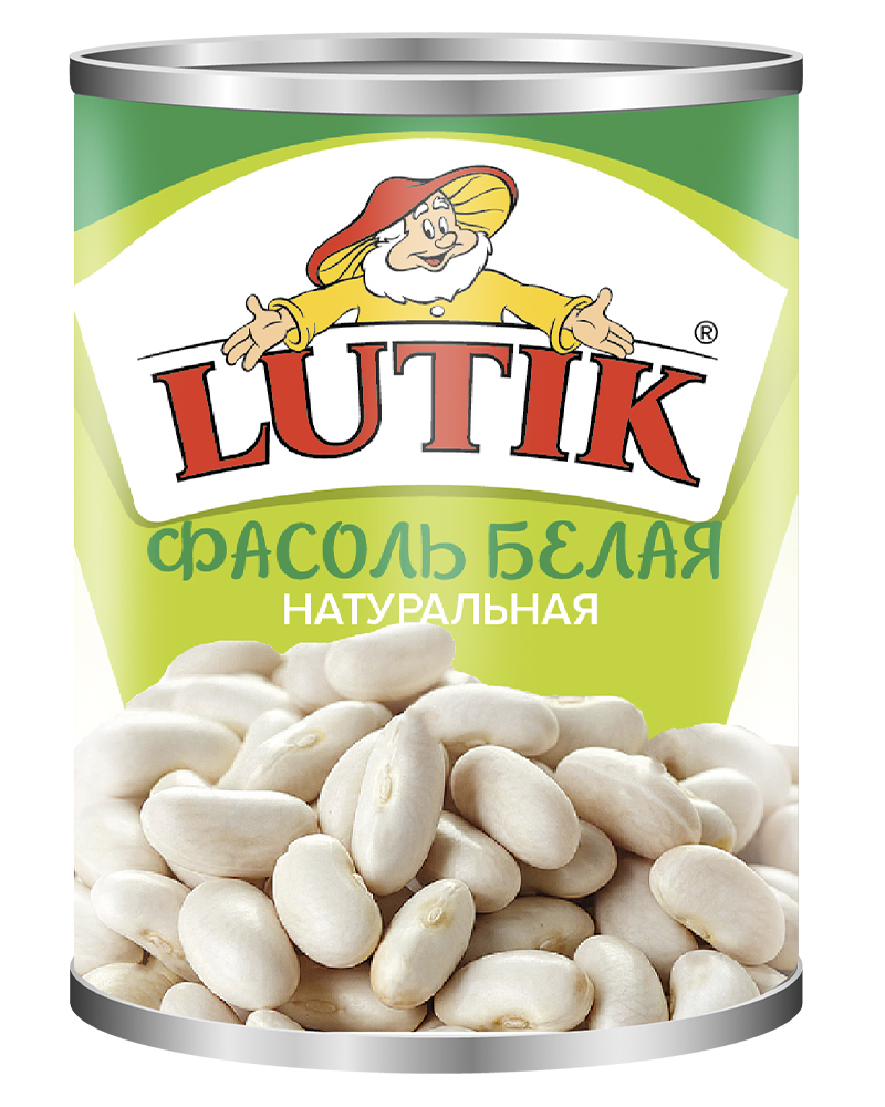 Фасоль Lutik белая, 425 мл,