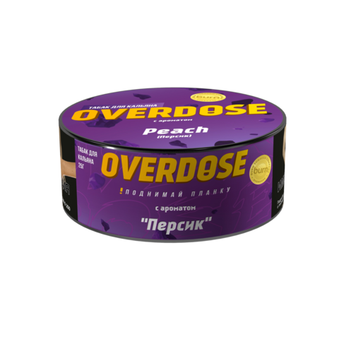 М. Табак для кальяна Overdose Персик, 25 гр