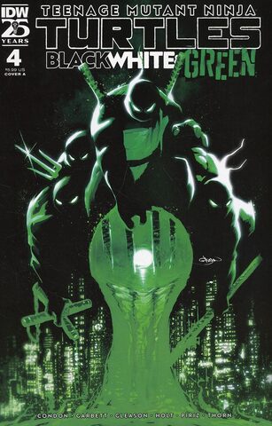 Teenage Mutant Ninja Turtles Black White & Green #4 (Cover A)