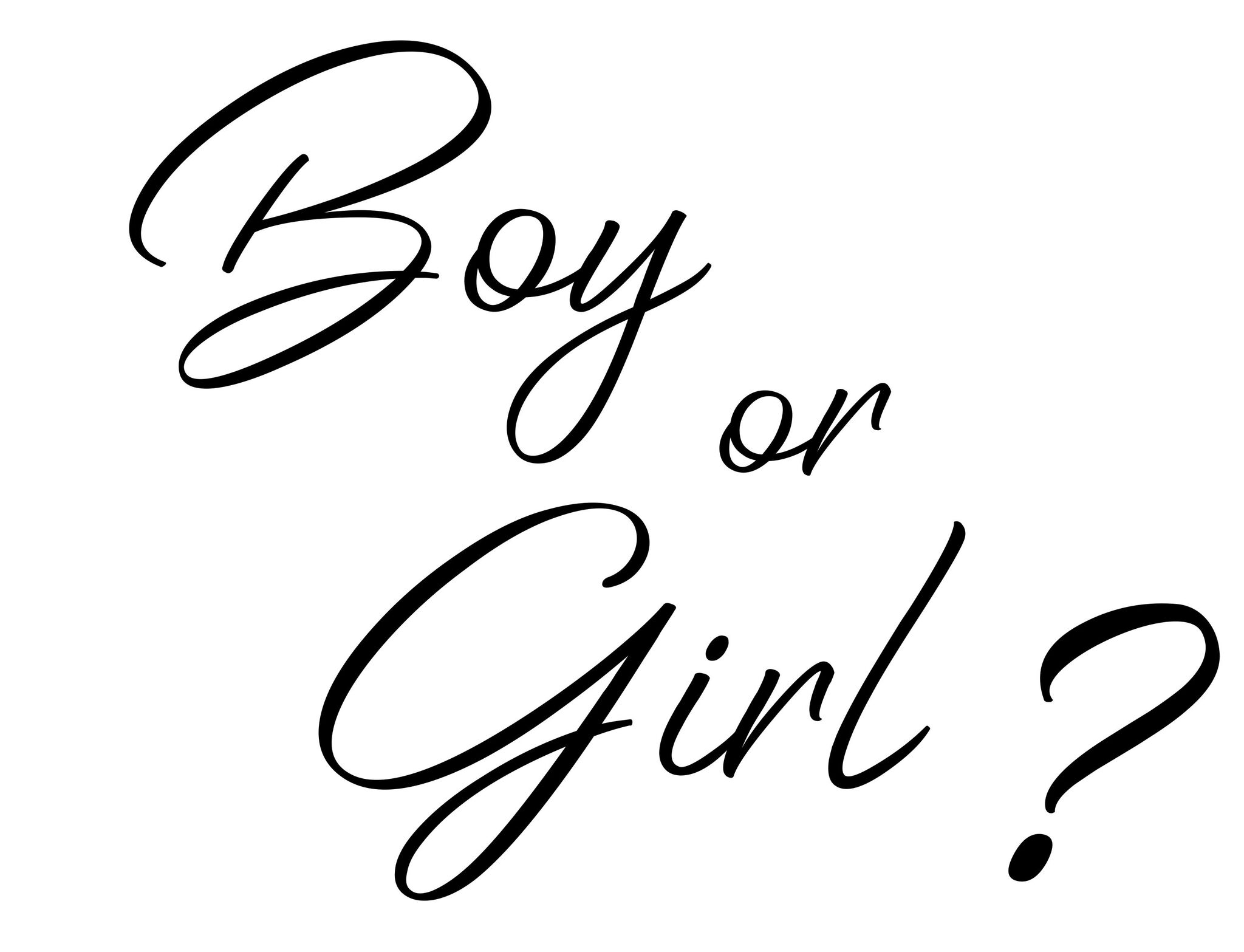 Наклейка на шар, Boy or Girl, Черный, 18*22,5 см, 1 шт.