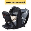 Картинка рюкзак городской Ozuko 9770L Black - 3