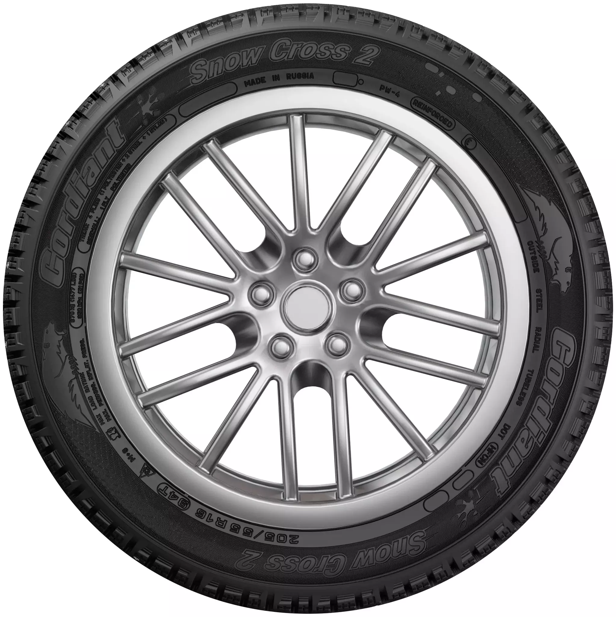 Шина Cordiant Snow Cross 2 PW-4 99T R16 215/60 шипованная