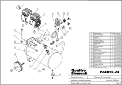 Крыльчатка якоря QUATTRO ELEMENTI Pacific24 с левой стороны (911-475-202)