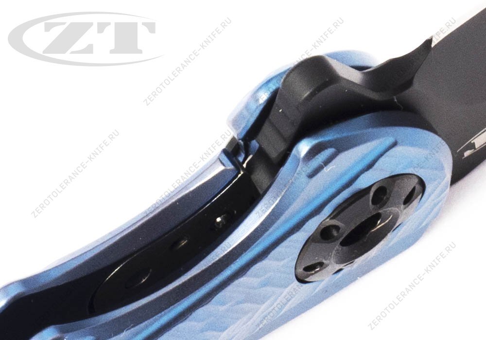 Нож Zero Tolerance 0609BLUBLK First 7 RJ Martin - фотография 