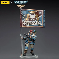 Warhammer 40K: Astra Militarum Tempestus Scions Command Squad 55th Kappic Eagles Banner Bearer