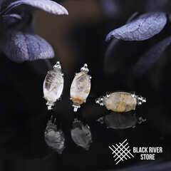 Mirror Golden Rutile Quartz