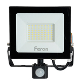 Прожектор светодиодный ДО-50w с ИК-датчиком 6400K 4750 Лм IP44 LL-908 29558 FERON — фото 1