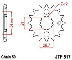 Звезда ведущая JTF517 18