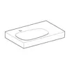 Geberit Citterio 500.545.01.1 Раковина с полкой 75x50см, белый