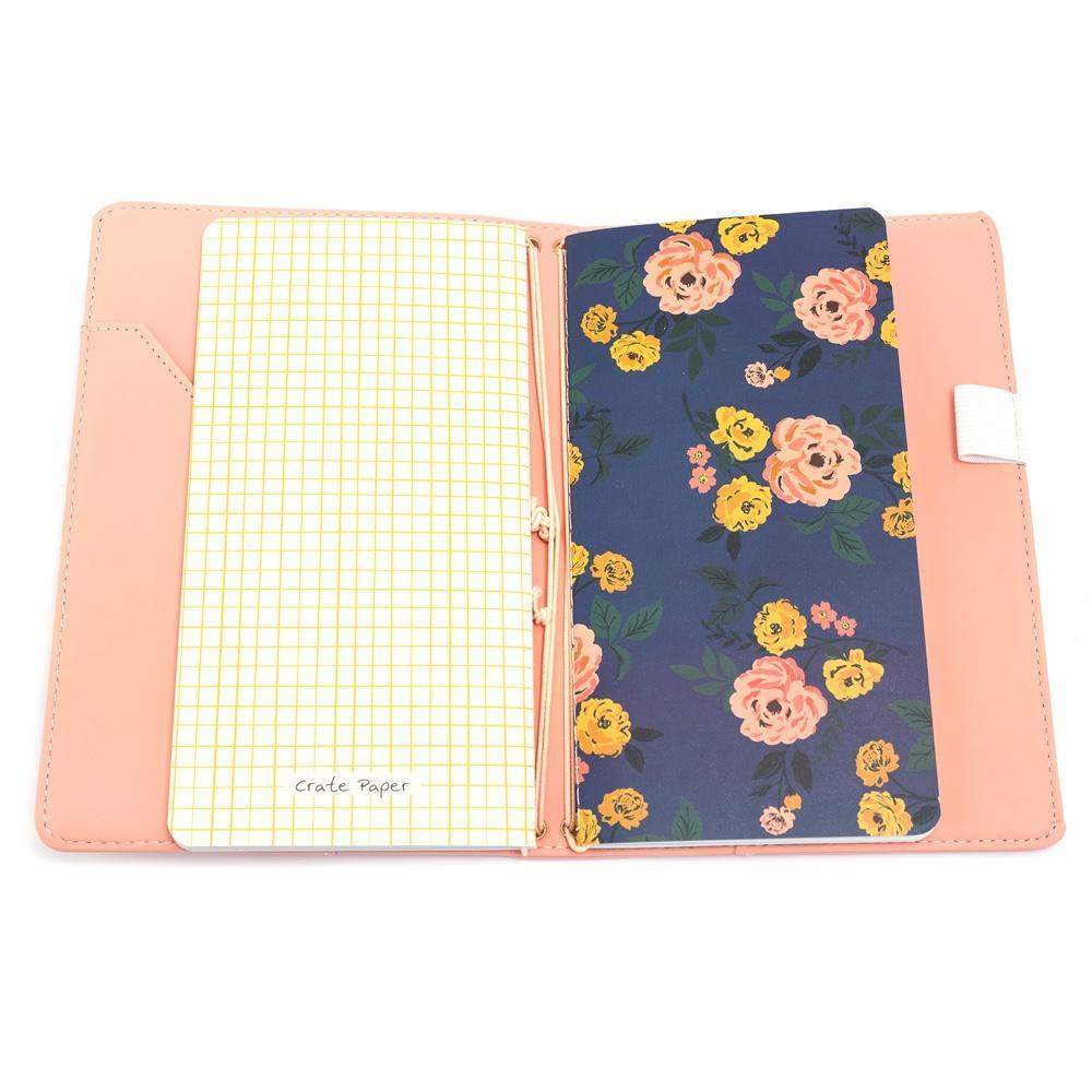 Блокнот (тревелбук) - American Crafts Journal Studio Kit  - 14х22 см - Swan By Crate Paper