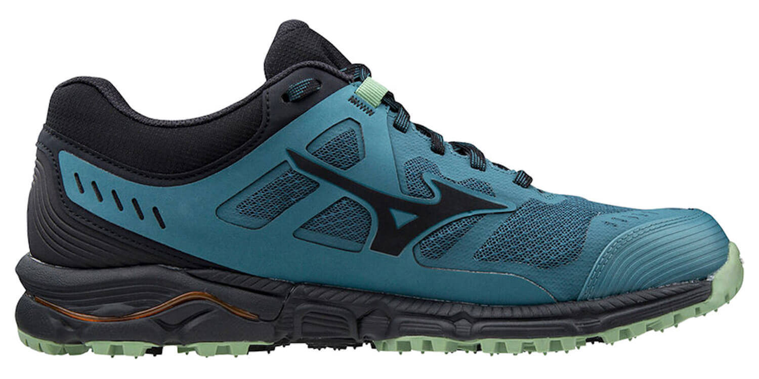Mizuno Wave Daichi 5 GoreTex беговые кроссовки мужские черные-синие(РАСПРОДАЖА)