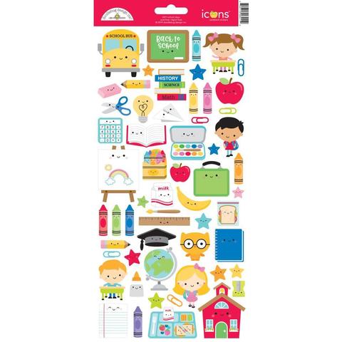 Наклейки mini icons School Days