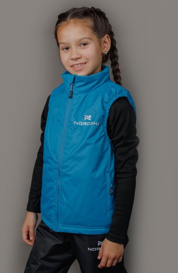 Nordski Kids Motion теплый жилет детский marine - 3