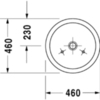 Duravit Starck 1 445460000 Раковина накладная, белый