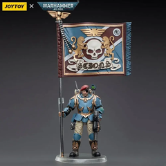Warhammer 40K: Astra Militarum Tempestus Scions Command Squad 55th Kappic Eagles Banner Bearer