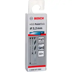 Свёрла по металлу PointTeQ 3,2 мм BOSCH 2608577200