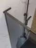 BelBagno UNO-L-1-TB-80-GR-GM Душевая перегородка универсальная с односторонним входом, стекло графит, профиль Оружейная сталь, 800x2000 мм