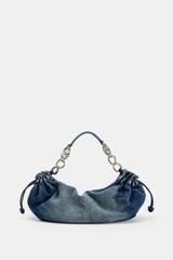 ZARA ДЖИНСОВАЯ СУМКА, ДЖИНСОВЫЙ СИНИЙ