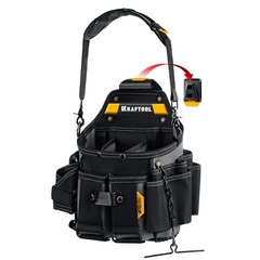 KRAFTOOL KPB-23 поясная сумка с быстросъёмным креплением FastClip, 290 х 310 мм (38766)