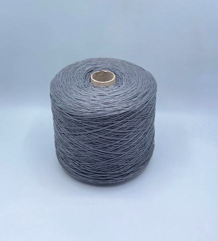 Бобинная пряжа (пр.Италия), art.Cotone, 350м/100 гр. 100%Хлопок, цвет-Мышино-серый , арт.34800