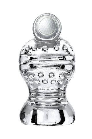 Мастурбатор нереалистичный Lingam by TOYFA  Shakti, TPE, прозрачный, 9 см