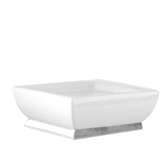 Gessi Mimi 33226#149 Мыльница настольная керамическая, цвет: Finox/белый фото