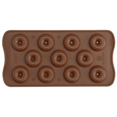 Форма силиконовая для приготовления конфет choco crown, 11х24 см