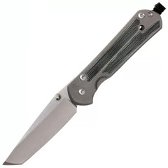 Фото Складной нож Chris Reeve Large Sebenza 21 Tanto, сталь S35VN, рукоять титановый сплав со вставкой из микарты