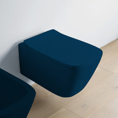 ArtCeram A16 ASV003 36 00 Унитаз подвесной, цвет: blu notte фото