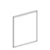 Geberit Option Plus 501.071.00.1 Зеркало с подсветкой с прямым и непрямым освещением, 60x70см, Серебристые оттенки / Матированный алюминий