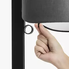 Торшер Stand Up черного и белого цвета E27 20W