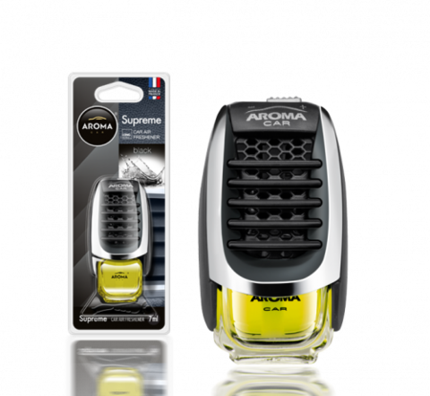 AROMA CAR Ароматизатор воздуха в дефлектор Aroma Car AROMA CAR SUPREME Black