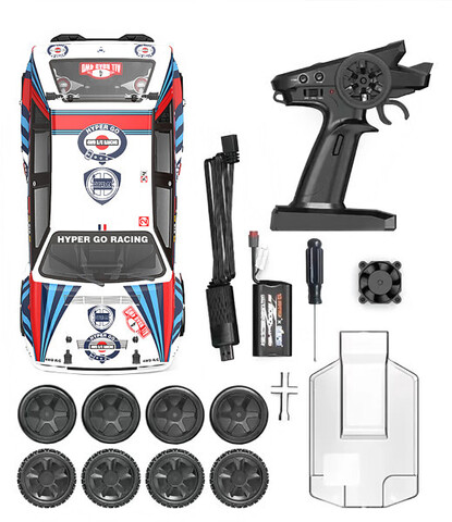 Радиоуправляемая машина для дрифта MJX Hyper Go 4WD Brushless 1:14 - MJX-14302 Полноприводная гоночная машина 4WD