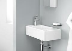 Смеситель для раковины 100, с донным клапаном, хром Hansgrohe Logis Loop 71151000