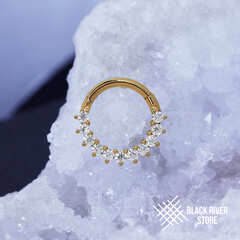 Кликер Glory Mini Crystal PVD Yellow 1.2мм
