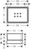 Axor Universal Accessories 42802000 Полка косметическая