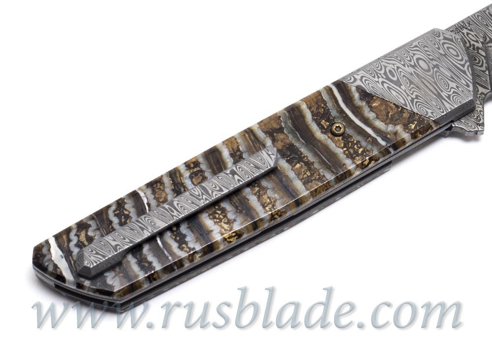 Cheburkov Full Custom Dragon Damasteel One Off - фотография 