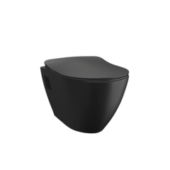 Creavit Terra TP325-11SM00E-0000 Унитаз подвесной, цвет: чёрный фото