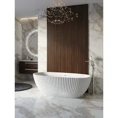 Cezares CZR-BELLAGIO-170-80-56-SSB Ванна из искусственного камня Solid Surface 1700x800x560 фото