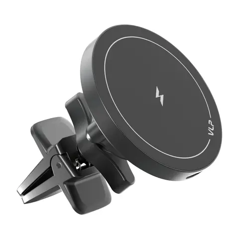 Автомобильный держатель VLP LITE Snap Charge Qi2 MagSafe, черный