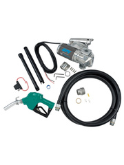 G20-012AD 12V - бочковой комплект для перекачки ДТ, бензина, керосина, 76 л/мин