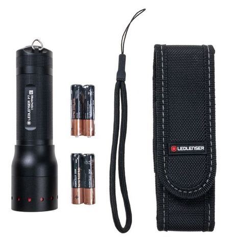 Фонарь ручной Led Lenser P7 чёрный лам.: светодиод, AAAx4 (501046)