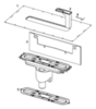 TECE 673003 Сифон TECEdrainprofile "вертикальный" DN50