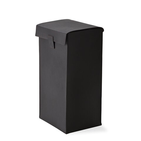 Decor Walther Nappa 0938890 Корзина для белья, цвет: чёрно-коричневый