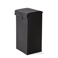 Decor Walther Nappa 0938890 Корзина для белья, цвет: чёрно-коричневый фото