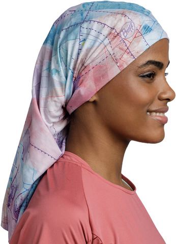 Картинка бандана-труба Buff CoolNet Campast Pink - 2