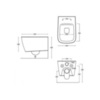 ArtCeram A16 ASV003 37 00 Унитаз подвесной, цвет: серый