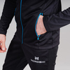 Мужская утепленная разминочная куртка Nordski Base black-blue - 7